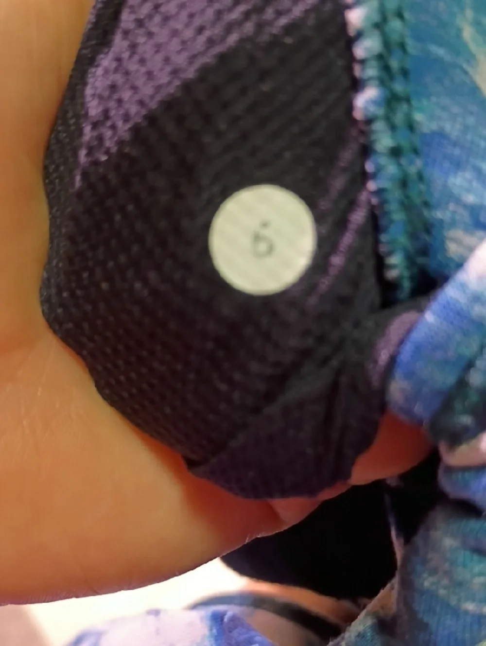 lululemon athletica‎ Blue Marble Print Joggers Closure on Both Legs